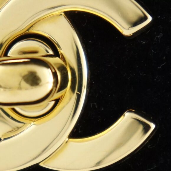 CHANEL ChainShoulder Shoulder Bag Matelasse30 black Velor Women - Picture 7 of 11